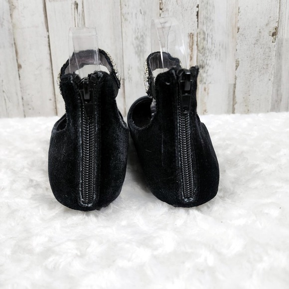 Steve Madden Zilerp Velvet Flats Black Size 5d - Picture 6 of 9